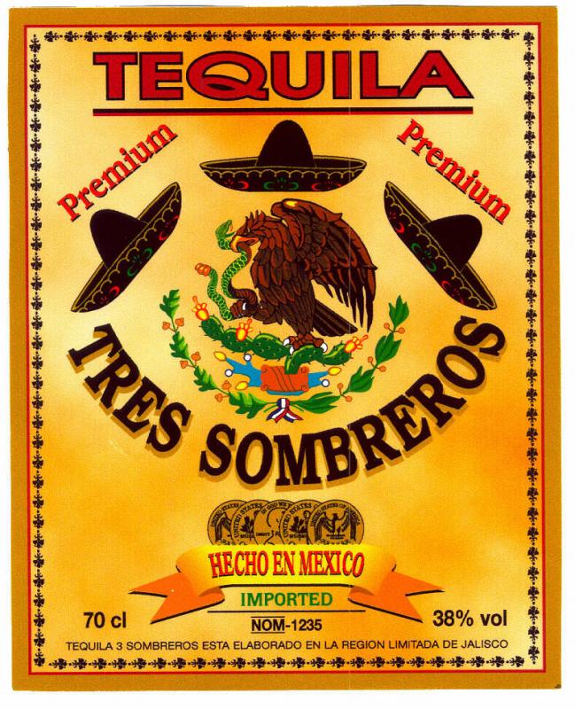 Логотип Tres Sombreros