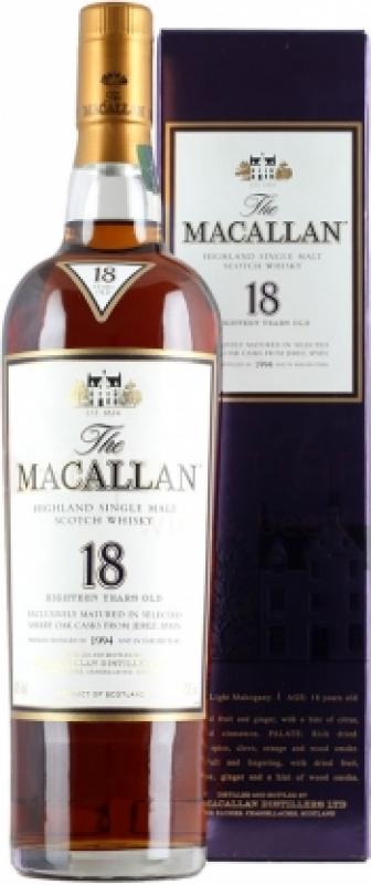 Macallan 18 Years Old, gift box