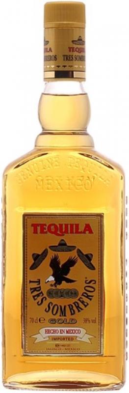 Tres Sombreros Tequila Gold