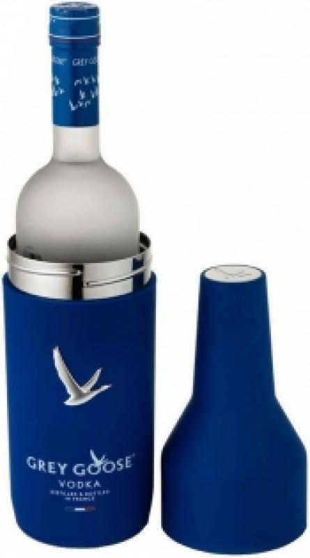 "Grey Goose", with chiller pack