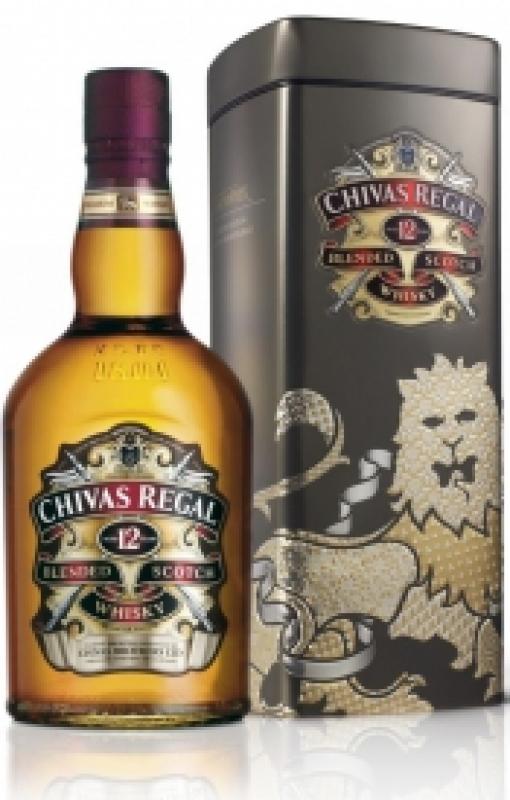Chivas Regal 12 years old, metal box