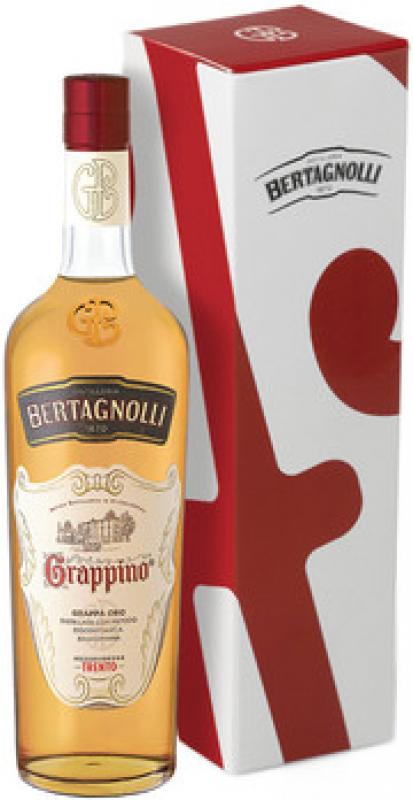 Bertagnolli, Grappa "Grappino Oro", gif box