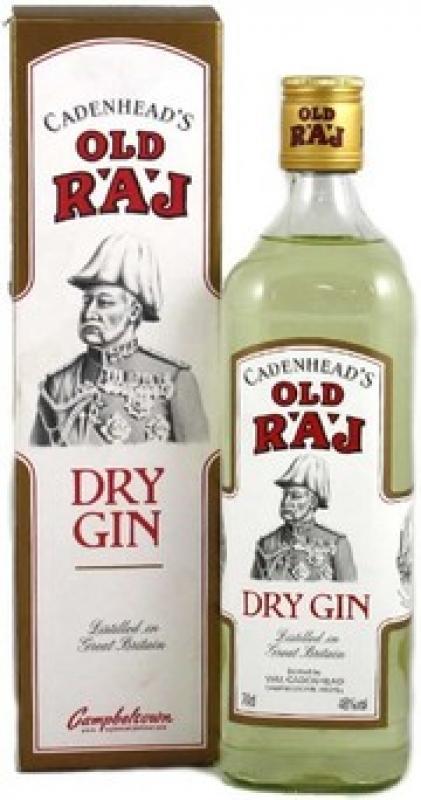 Cadenhead, "Old Raj" Dry Gin (Red Label), gift box