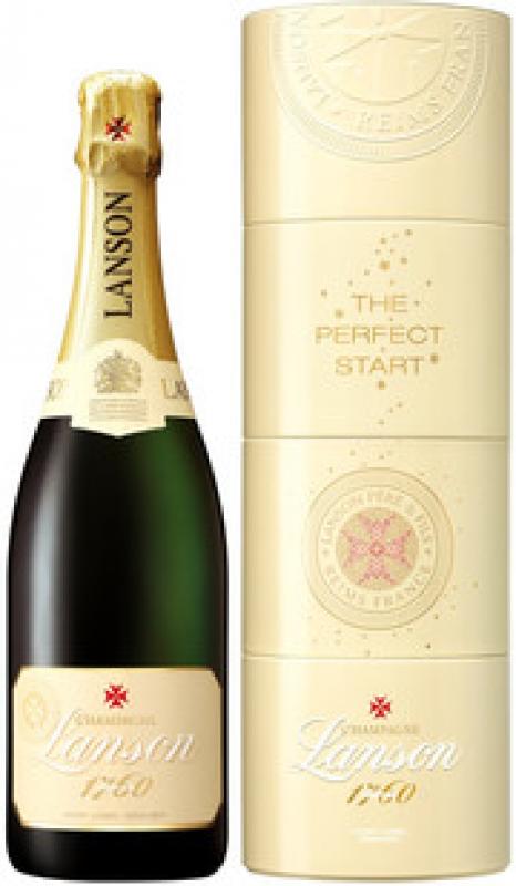 Lanson, "Ivory Label" Demi-Sec, gift box "Twist Pack"