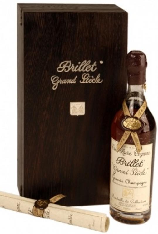 Brillet, "Tres Rare Grand Siecle", Grande Champagne, wooden box