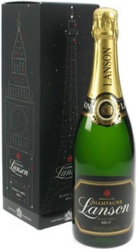 Lanson, "Black Label" Brut, gift box "City"