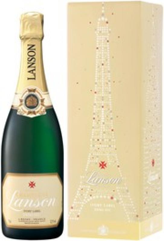 Lanson Ivory Label Demi-Sec, gift box "City"