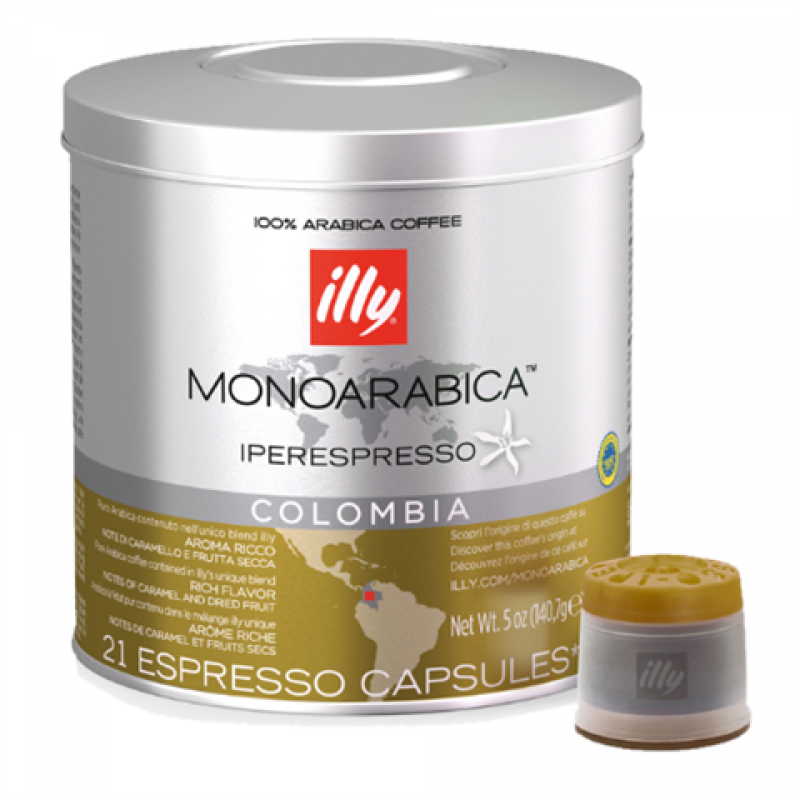 Illy IperEspresso Monoarabica Колумбия, ж/б в капсулах