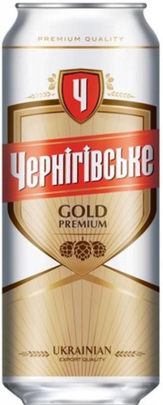 "Chernigivske" Gold Premium, in can