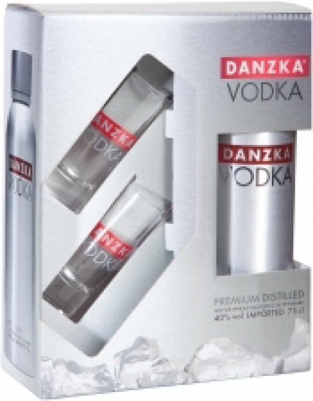 "Danzka", gift box with 2 glasses