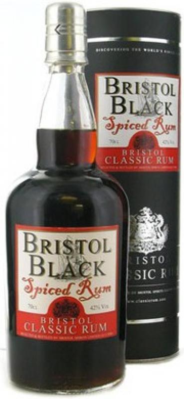 Bristol Classic Rum, "Bristol Black" Spiced Rum, gift tube