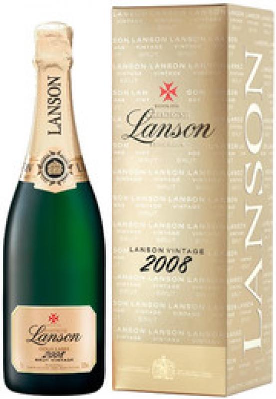 Lanson, "Gold Label" Brut Vintage, 2008, gift box