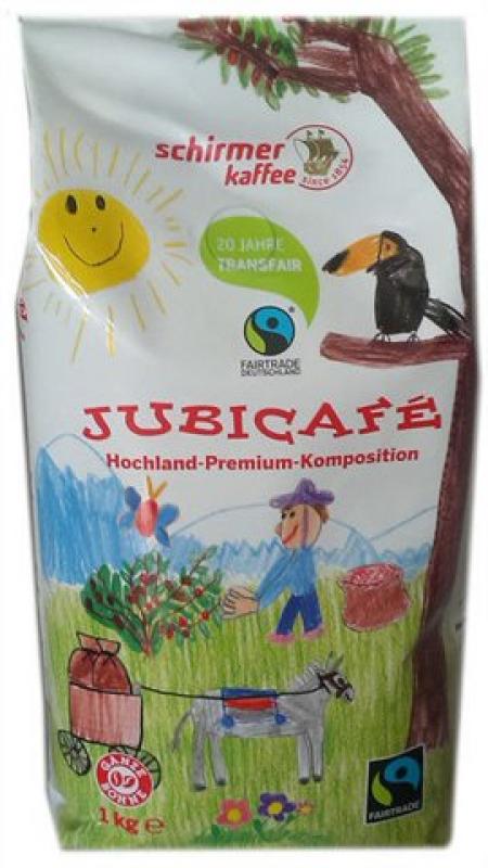 Schirmer Kaffee Fairtrade Jubicafe, в зернах