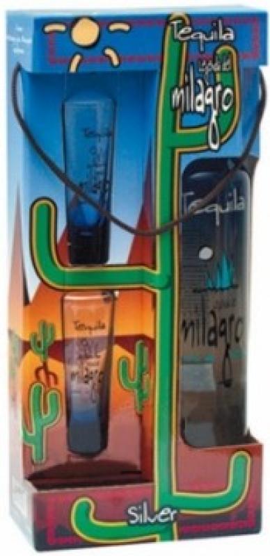 "Legenda Del Milagro" Silver Box & 2 glasses