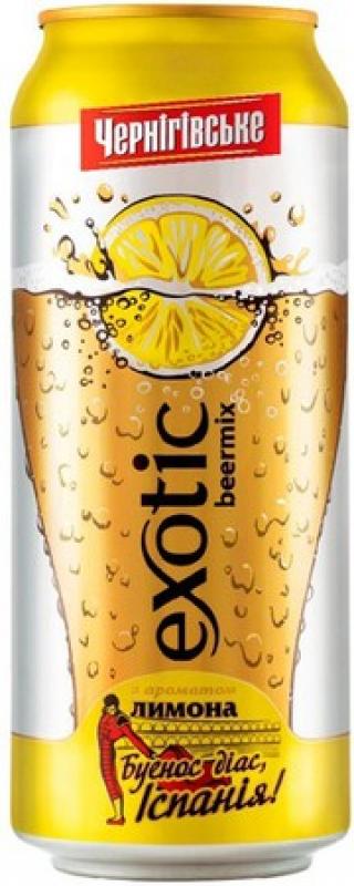 "Chernigivske" Exotic Beermix Lemon, in can