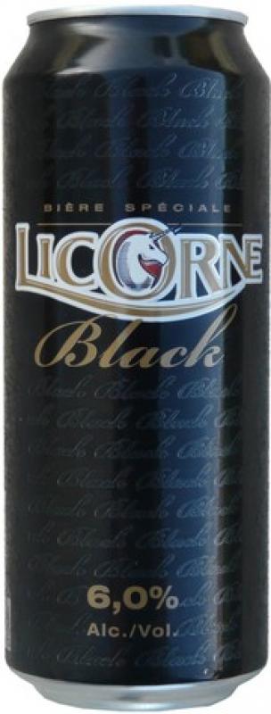 Licorne Black, in can