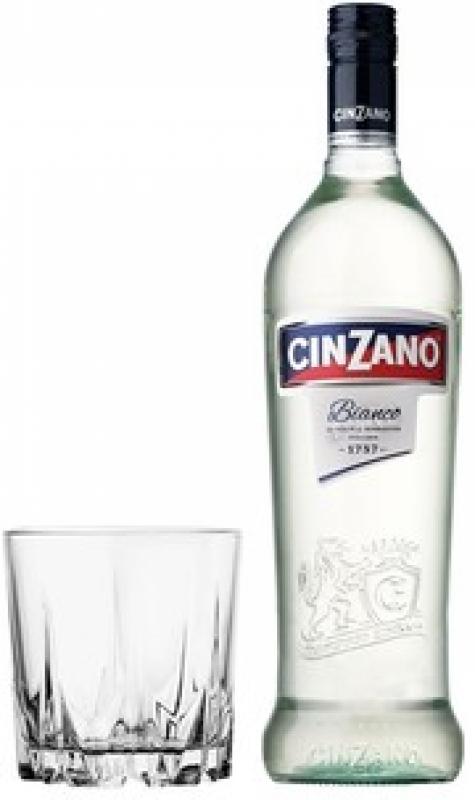 "Cinzano" Bianco & glass