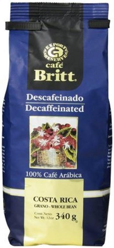 Cafe Britt Costa Rican Decaffeinated, в зернах