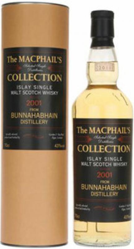 MacPhails Collection from Bunnahabhain, 2001, gift box