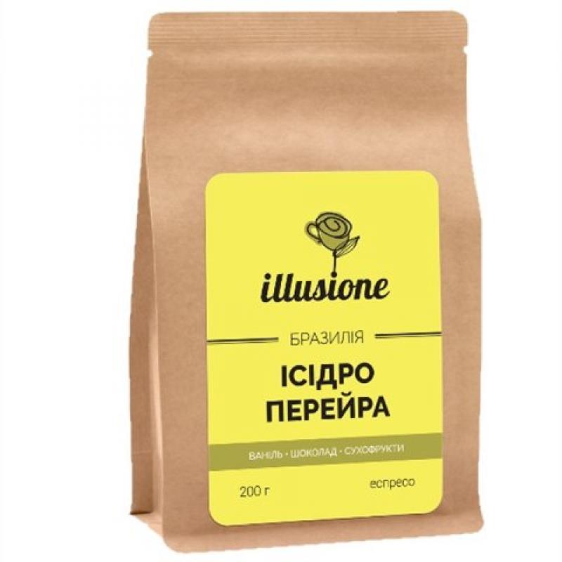 Illusione Brazil Fazenda Isidro Pereira Peaberry, в зернах