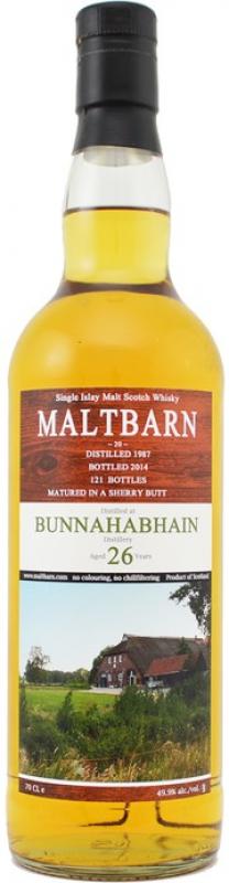 Maltbarn, "Bunnahabhain" 26 Years Old, 1987
