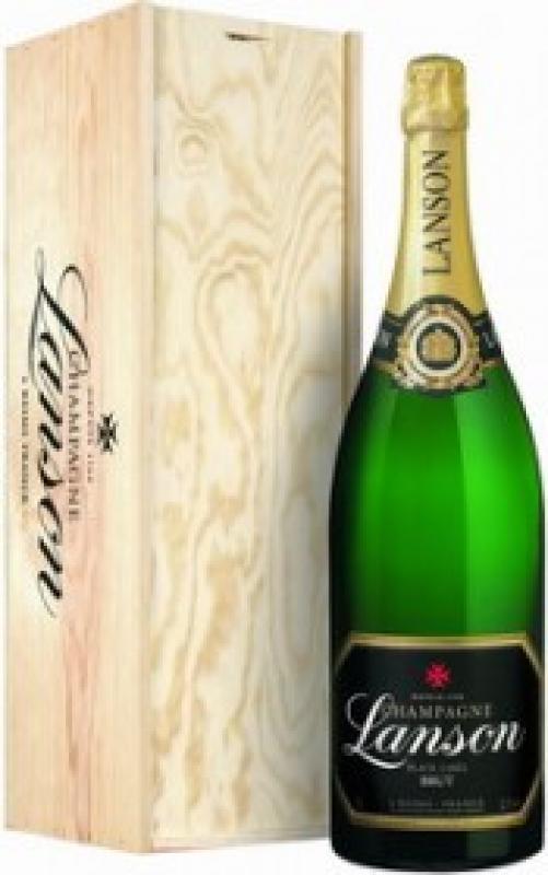 Lanson, "Black Label" Brut, wooden box