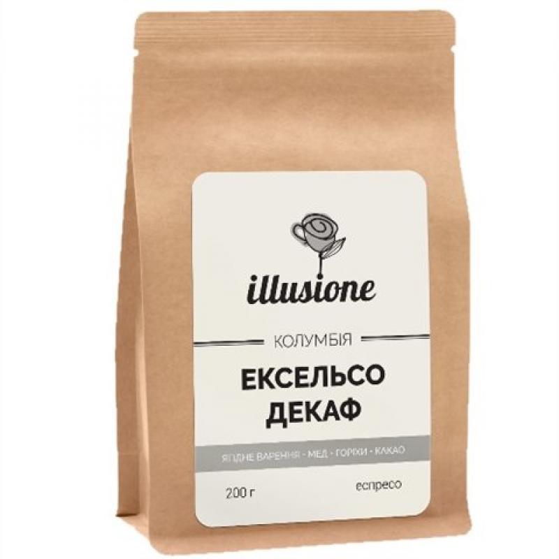 Illusione Colombia Decaf, в зернах