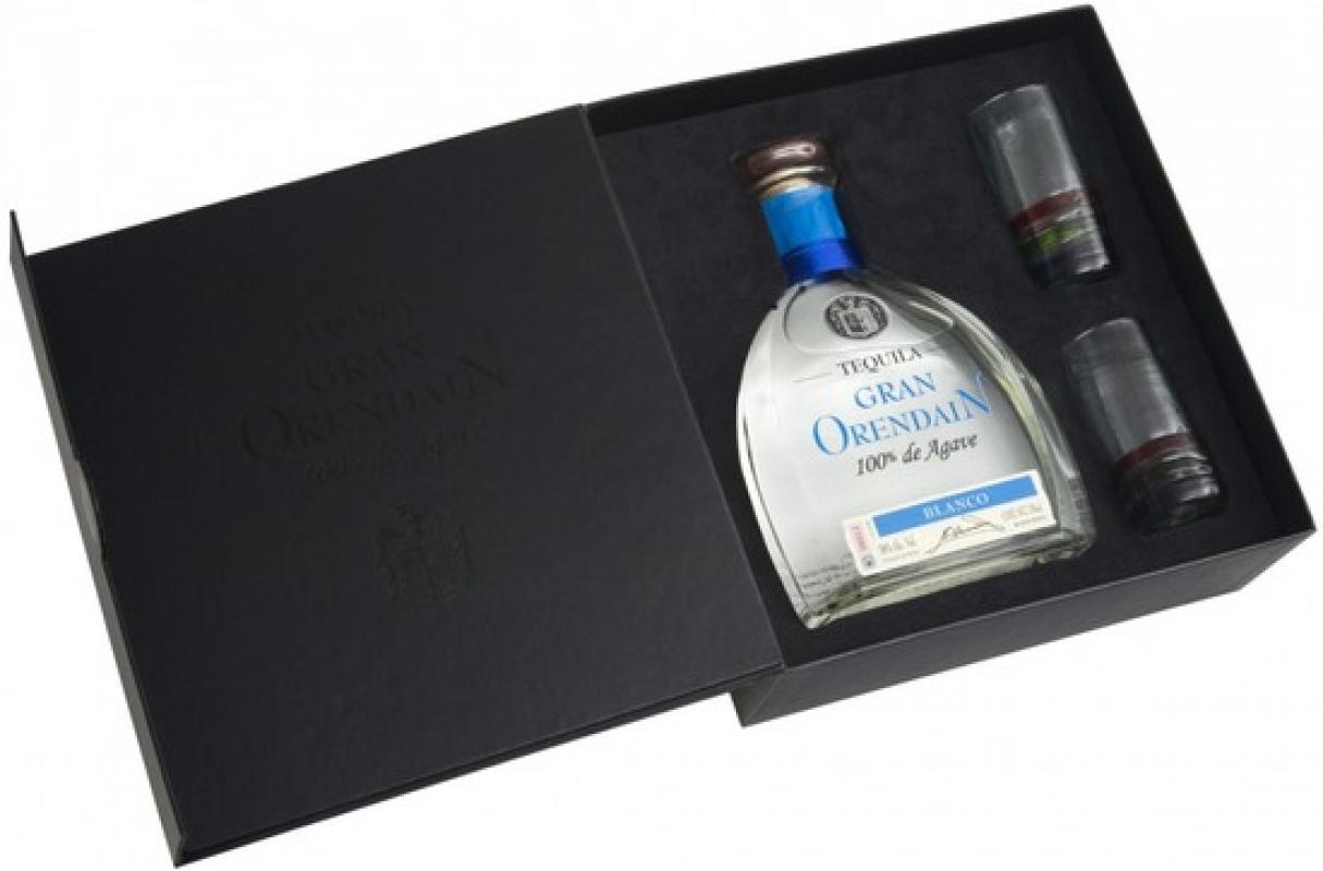 "Gran Orendain" Blanco, gift box with 2 glasses