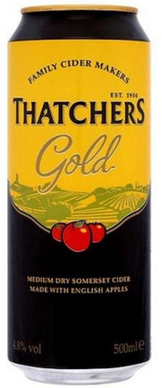 "Thatchers" Gold, in can