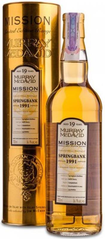 Murray McDavid, "Springbank" 19 Years Old, 1991, in tube