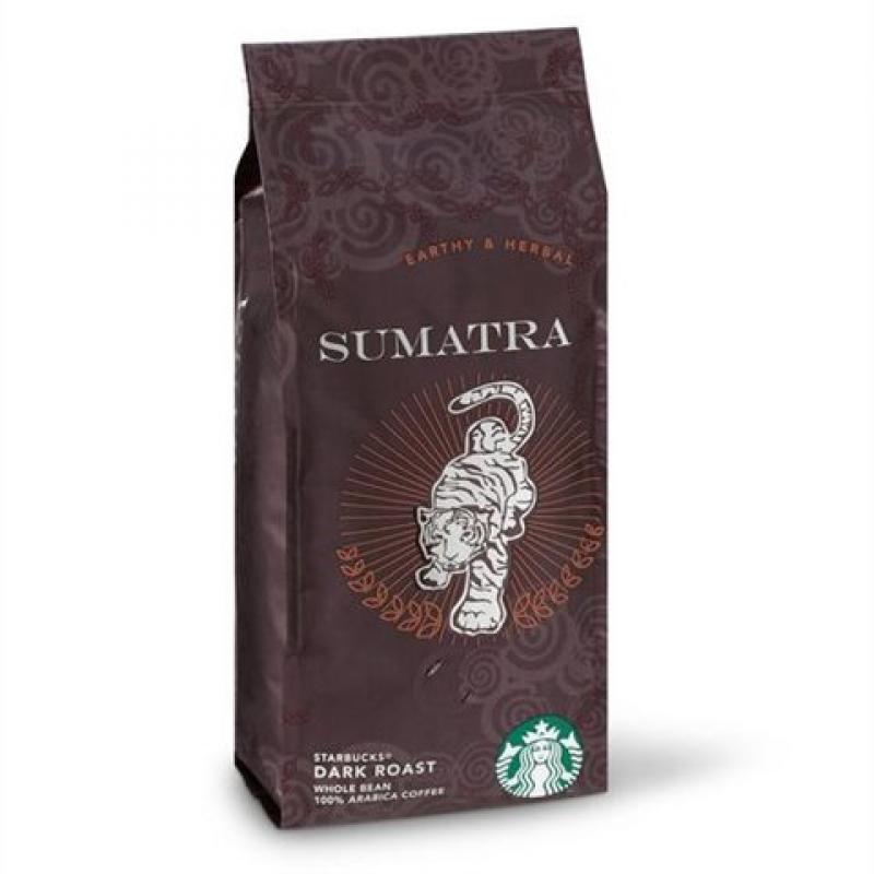 Starbucks Dark Sumatra, в зернах