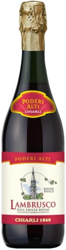 Lambrusco dell'Emilia Rosso Poderi Alti IGT