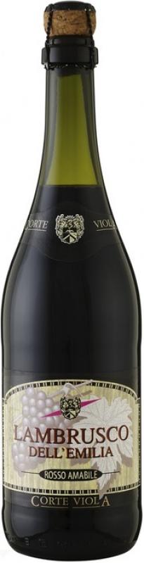 Contri Spumanti, "Corte Viola" Rosso Amabile, Lambrusco dell'Emilia IGT
