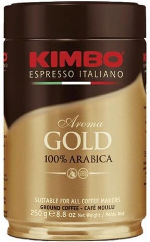 KIMBO Espresso Aroma gold 100% Arabica, ж/б молотый