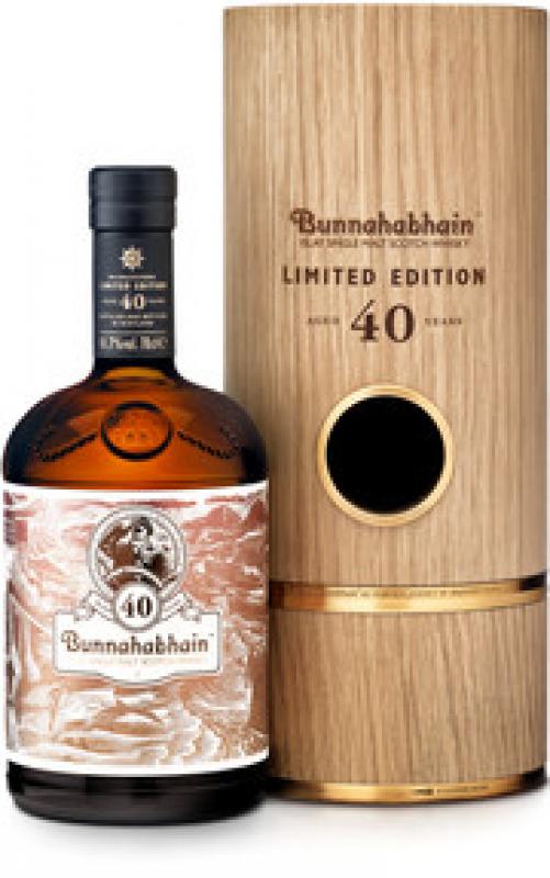 Bunnahabhain Aged 40 years, Limited Edition, wooden tube