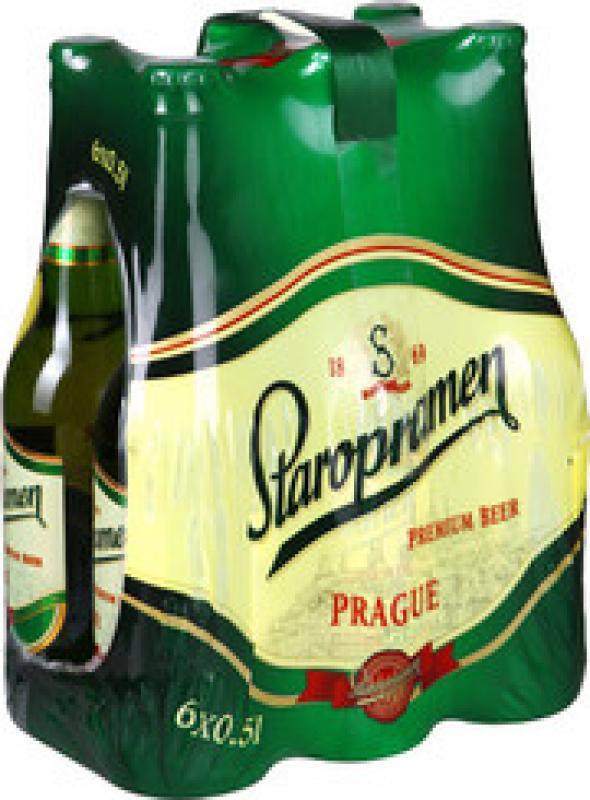 "Staropramen" Premium, set of 6 bottles