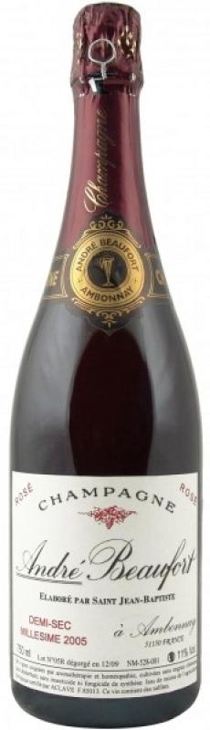 Andre Beaufort Demi-Sec Rose 2005