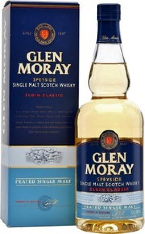 "Glen Moray" Peated Elgin Classic, gift box