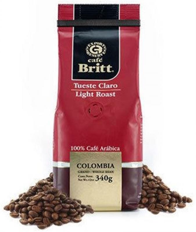 Cafe Britt Colombian Light Roast, в зернах