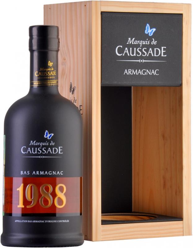 Bas Armagnac AOC, 1988, wooden box