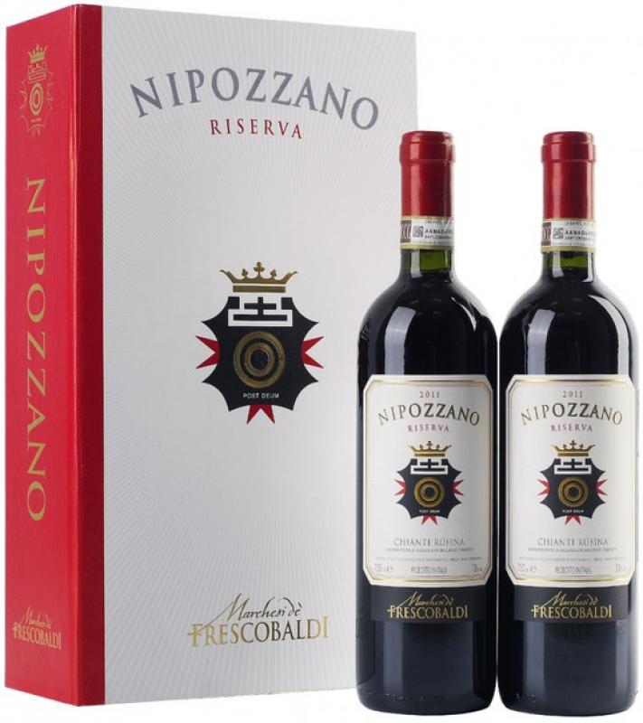 Marchesi de Frescobaldi, 2 Bottles "Nipozzano", 2011, gift box