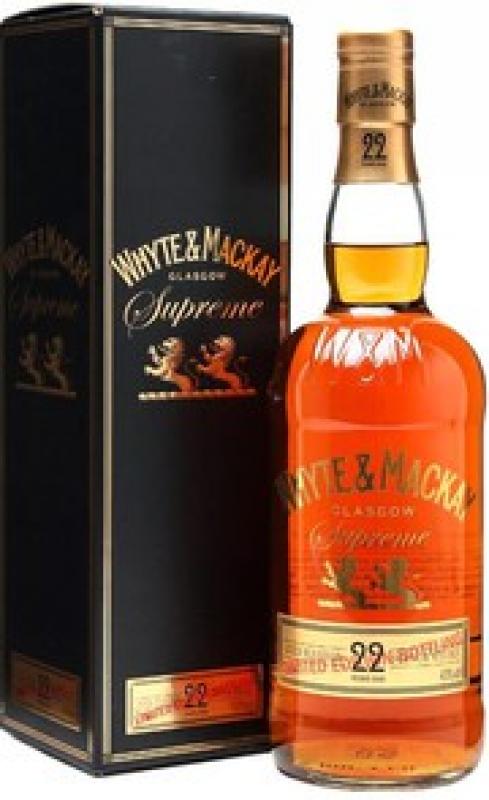 "Whyte & Mackay" Supreme 22 Year Old, box