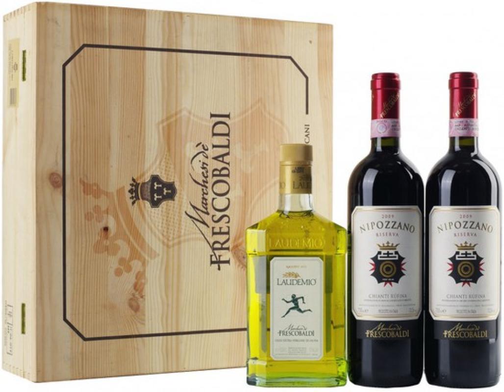 Marchesi de Frescobaldi, 2 Bottles "Nipozzano" & olive oil