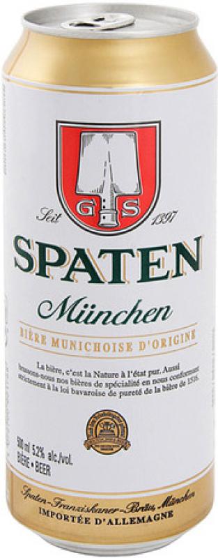 Spaten, Munchen Hell, in can