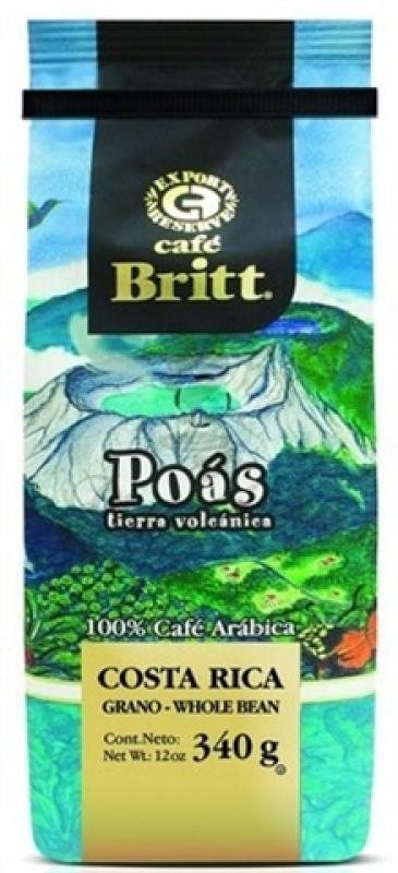 Cafe Britt Costa Rican Poas Tierra Volcanica, в зернах