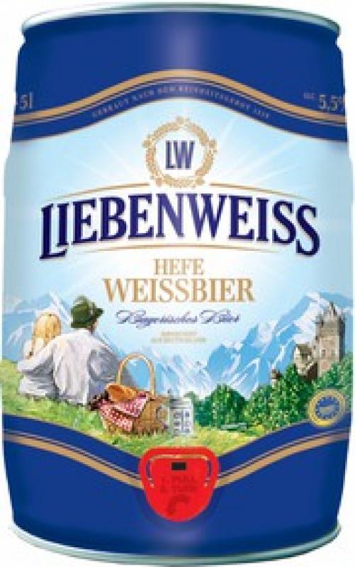 "Liebenweiss" Hefe-Weissbier, mini keg