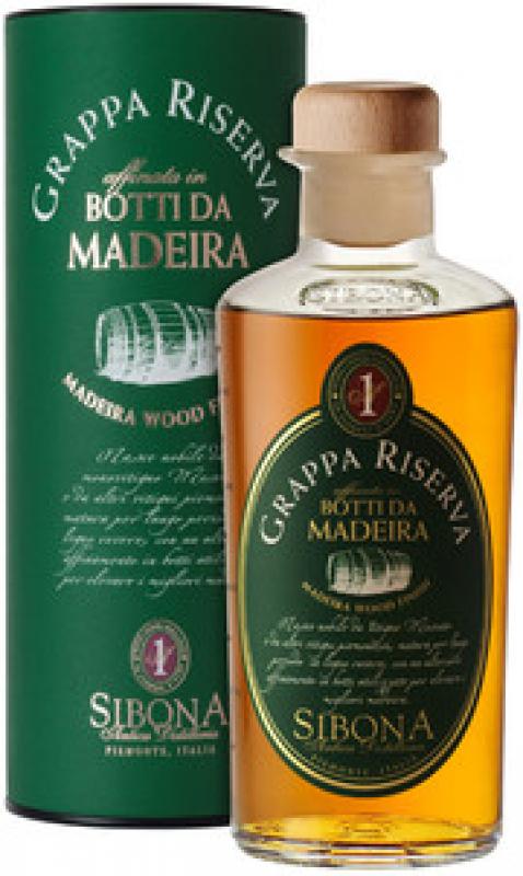 Sibona, Grappa Riserva Madeira Wood Finish, in tube