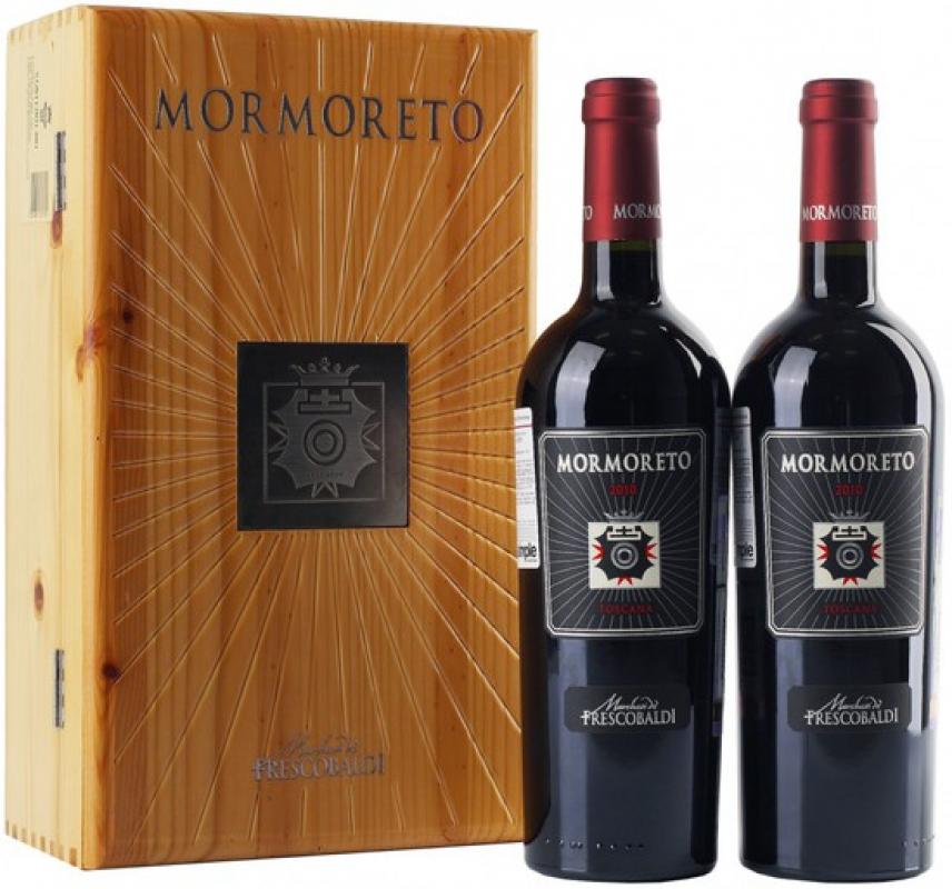 Marchesi de Frescobaldi, "Mormoreto" 2010, 2 Bottle Wooden Box Set