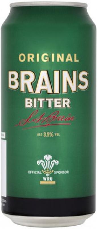 Brains Bitter, in can