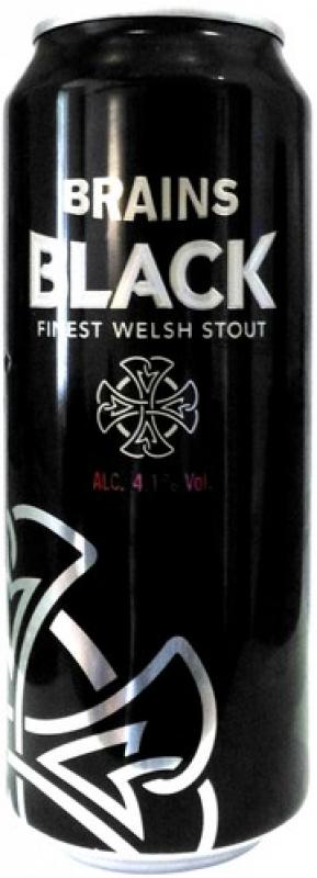 Brains Black (with nitrogen capsule), in can
